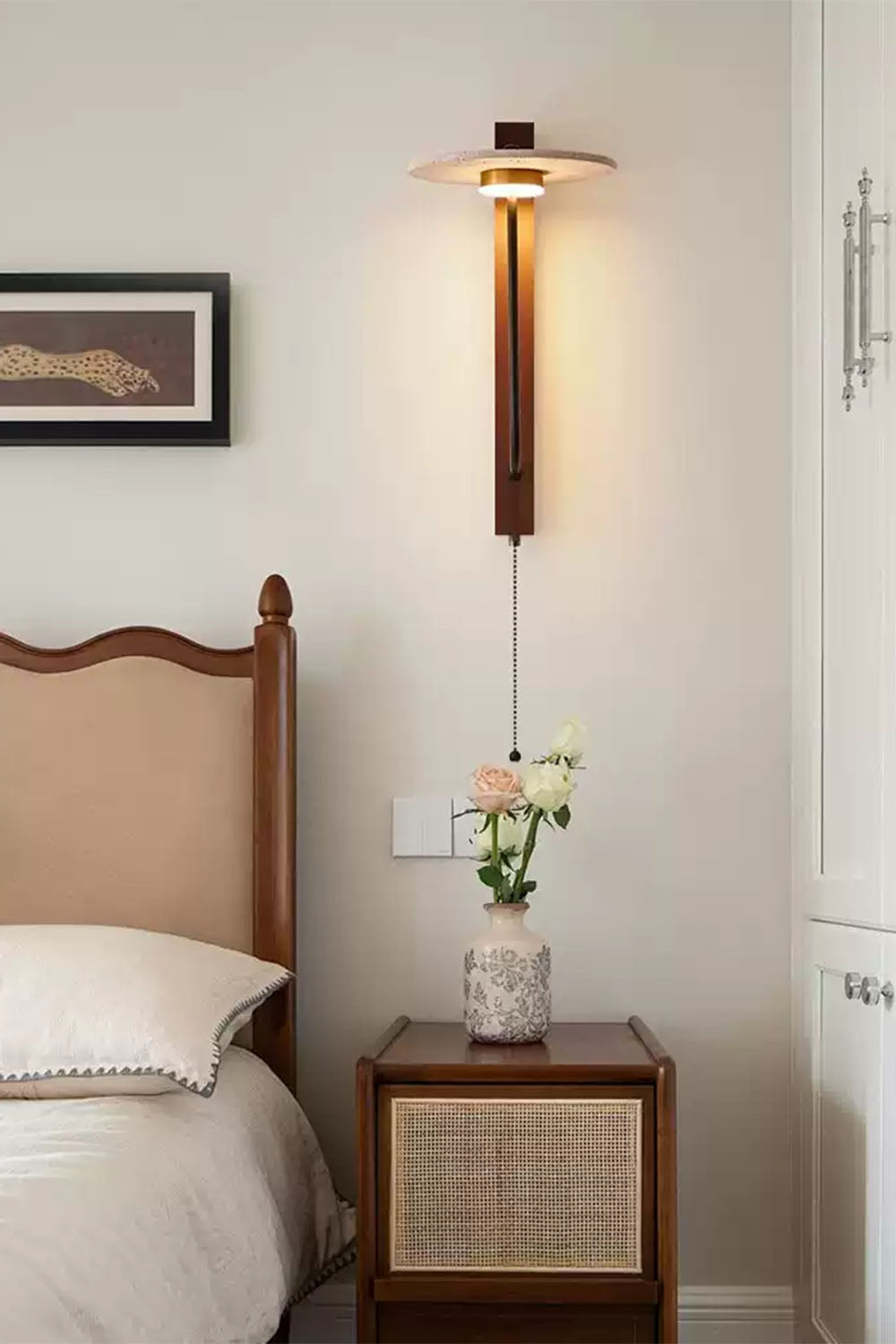 Wabi-sabi Tranquility Umbrella Wall Lamp