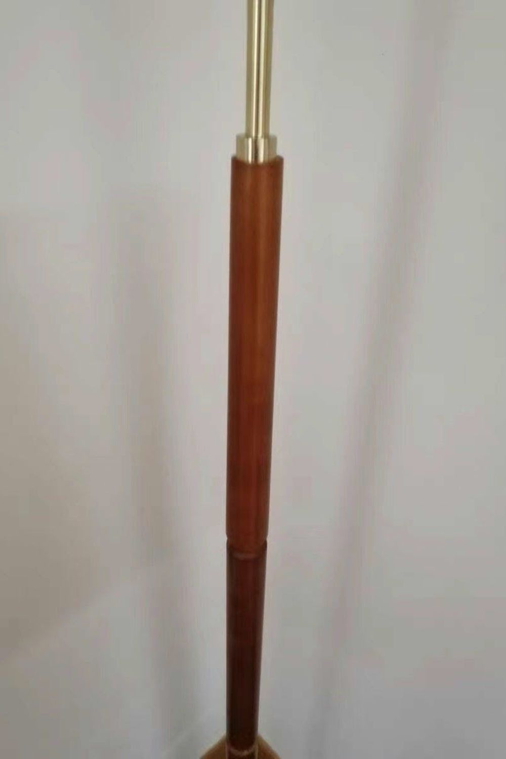 Walnut Brass Floor Lamp - SamuLighting