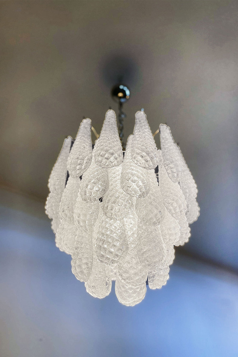 Water Drop Petal Murano Glass Chandelier