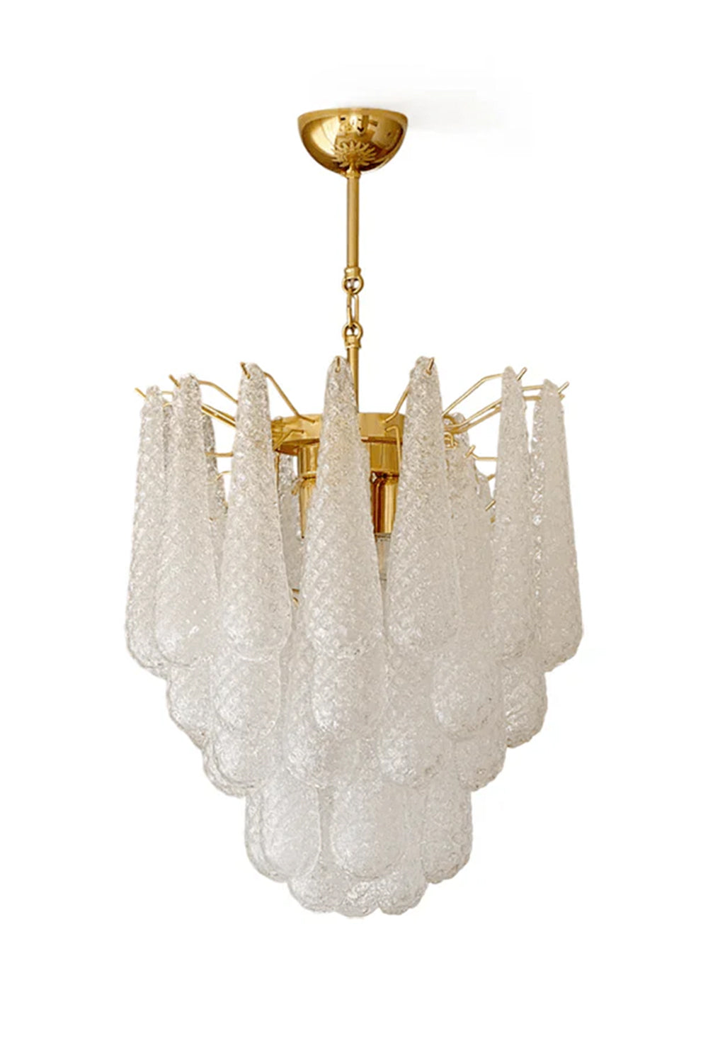 Water Drop Petal Murano Glass Chandelier