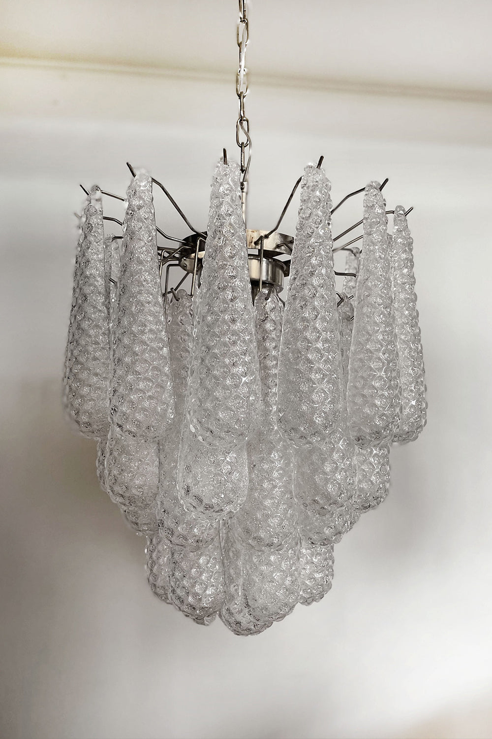 Water Drop Petal Murano Glass Chandelier