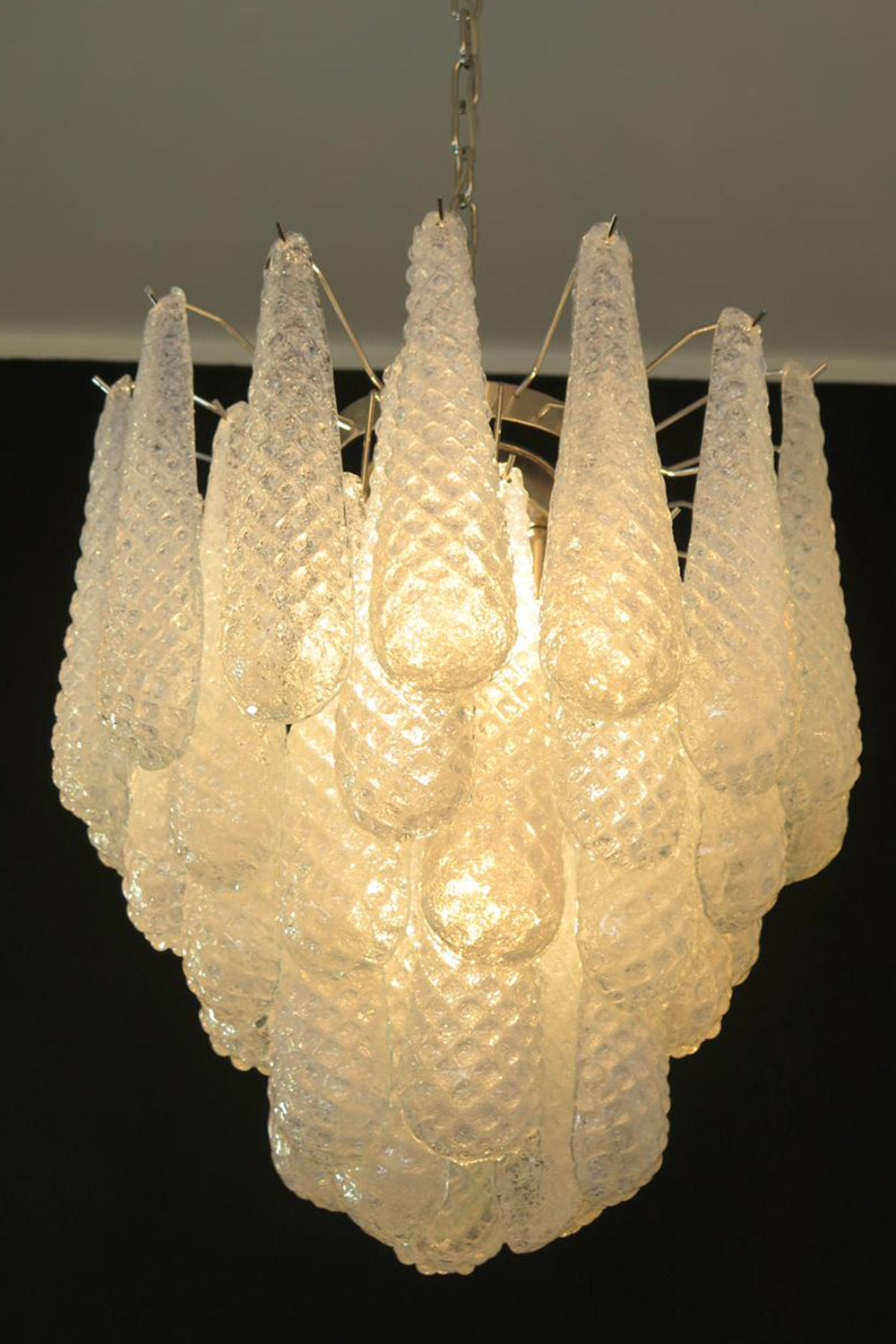 Water Drop Petal Murano Glass Chandelier