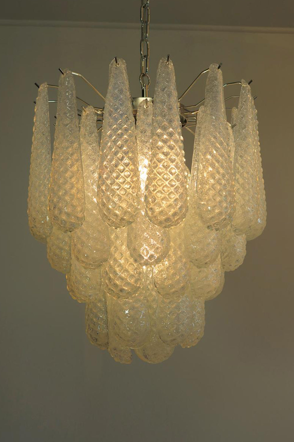 Water Drop Petal Murano Glass Chandelier