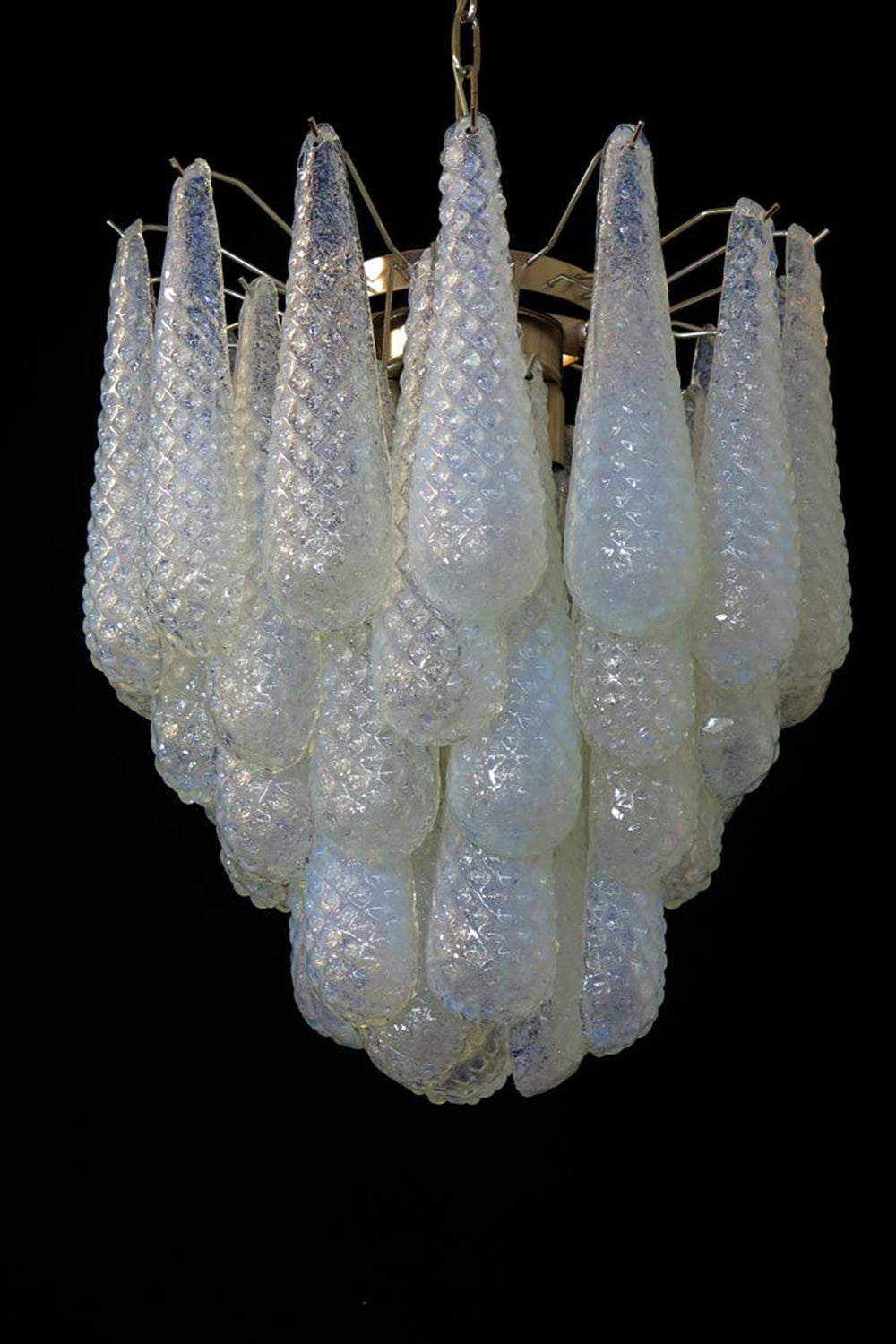 Water Drop Petal Murano Glass Chandelier