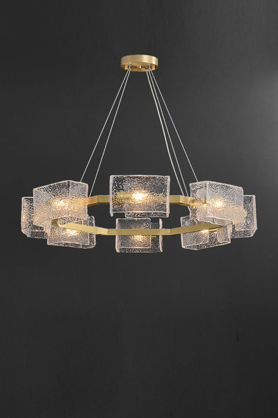 Water ripple glass chandelier - SamuLighting