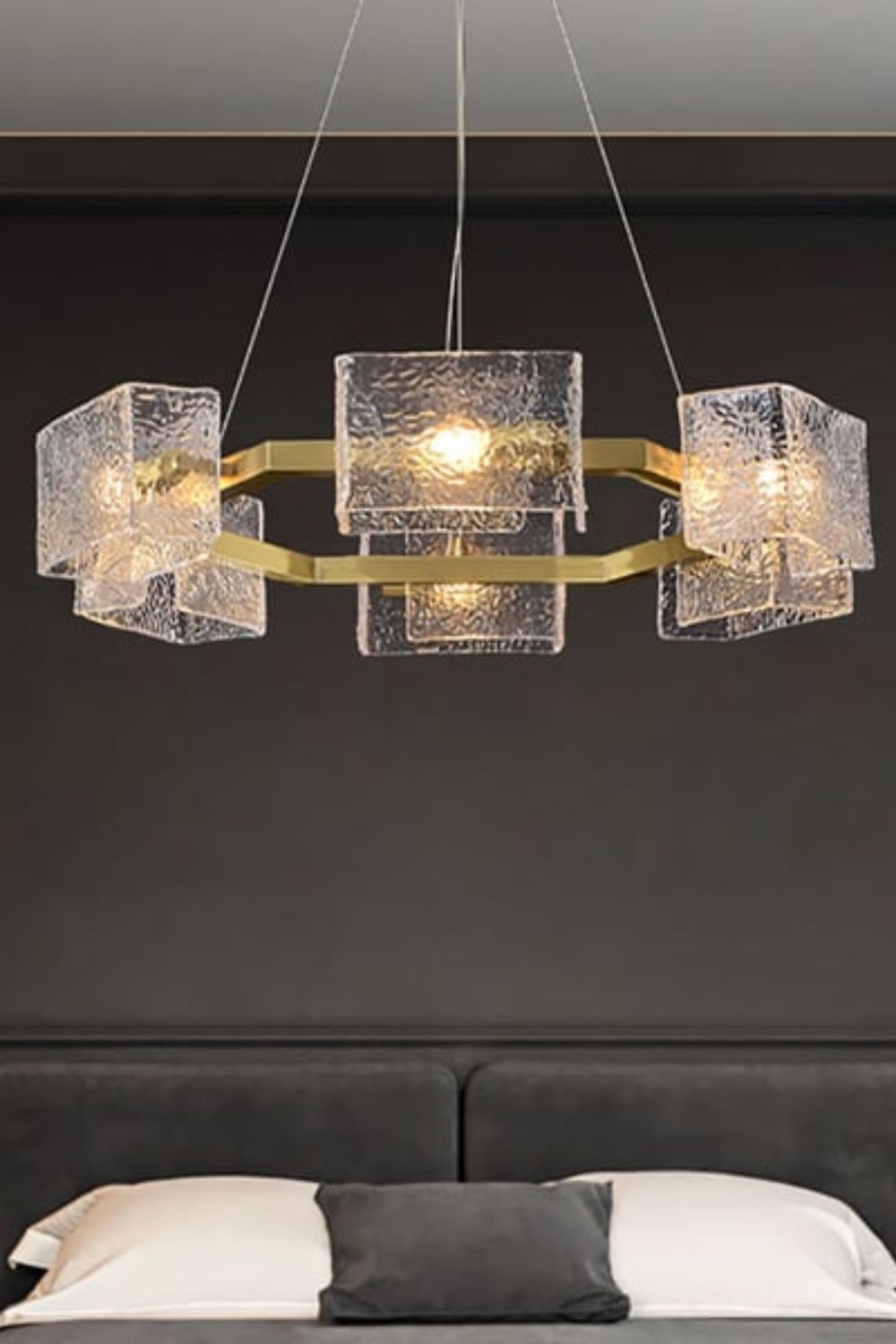 Water ripple glass chandelier - SamuLighting