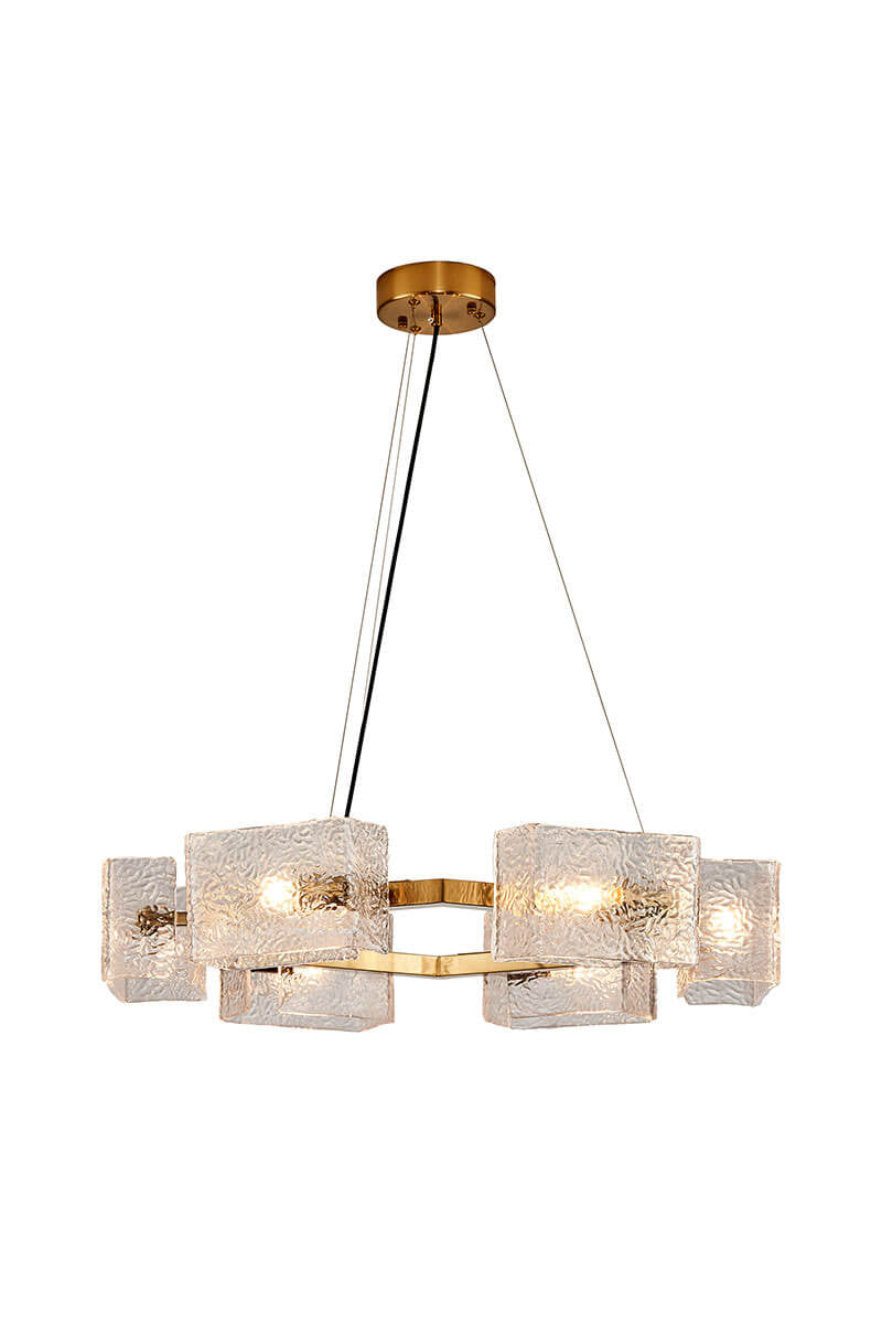 Water ripple glass chandelier - SamuLighting