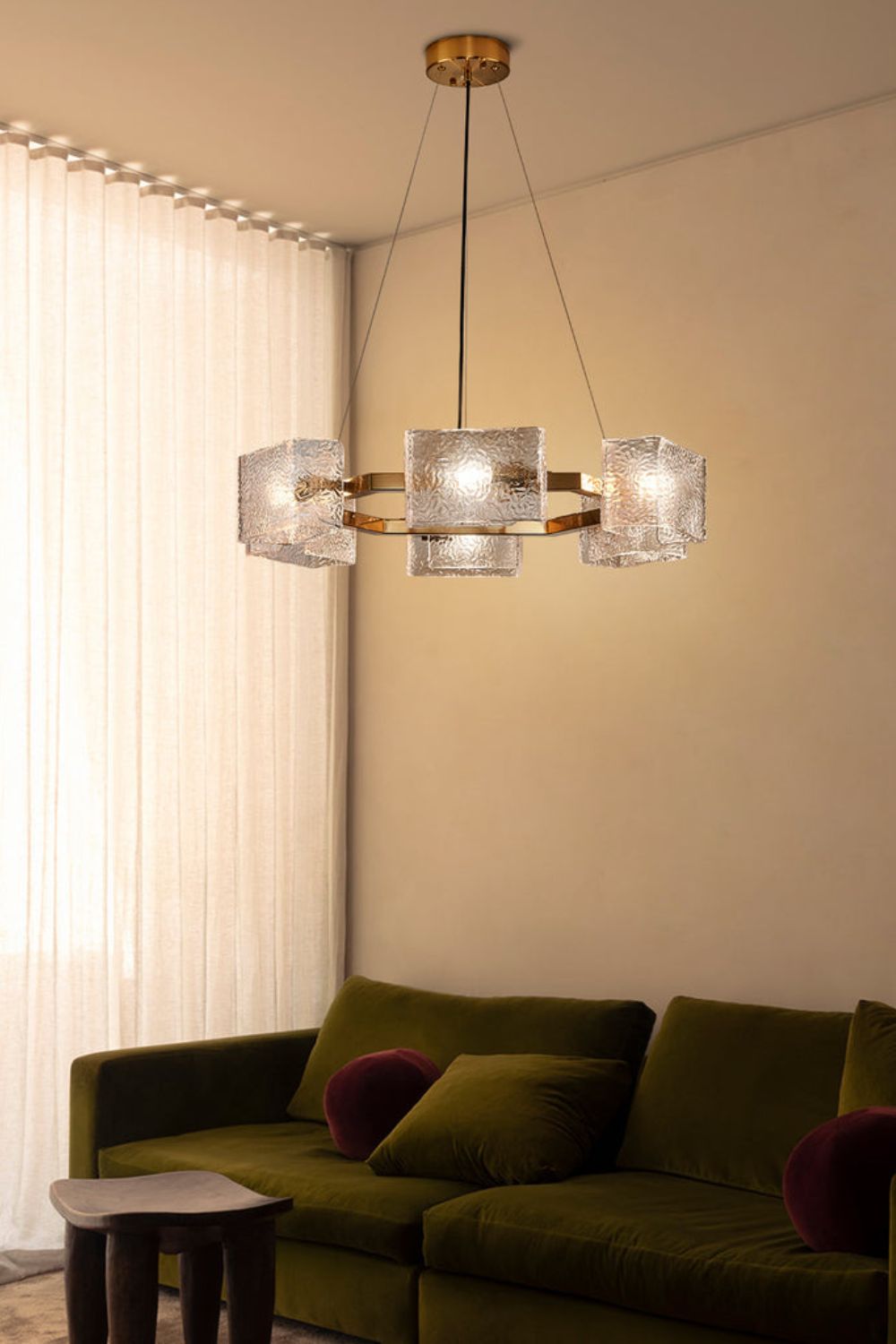 Water ripple glass chandelier - SamuLighting