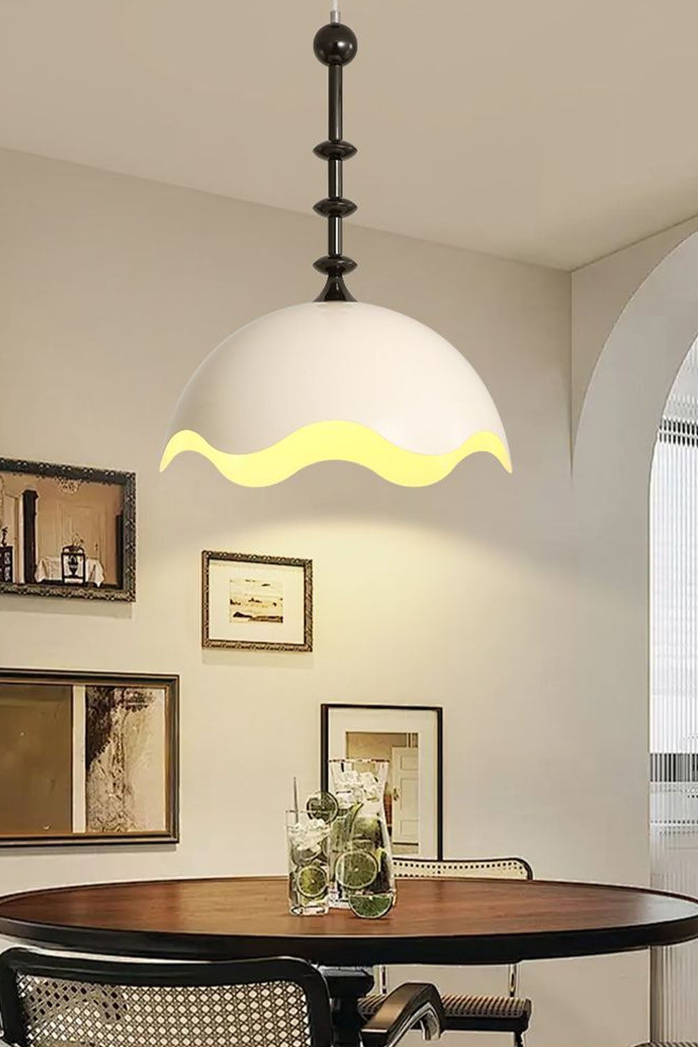 Wave Crest Pendant Lamp