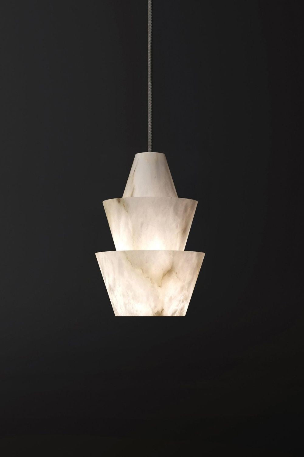 White Alabaster Pendant Light - SamuLighting