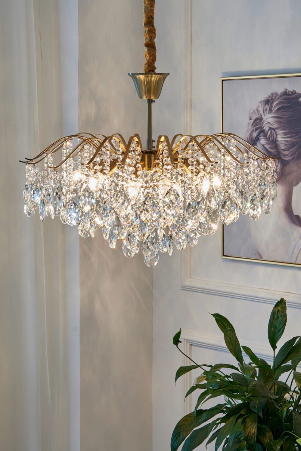 Windchime Crystal Chandelier - SamuLighting