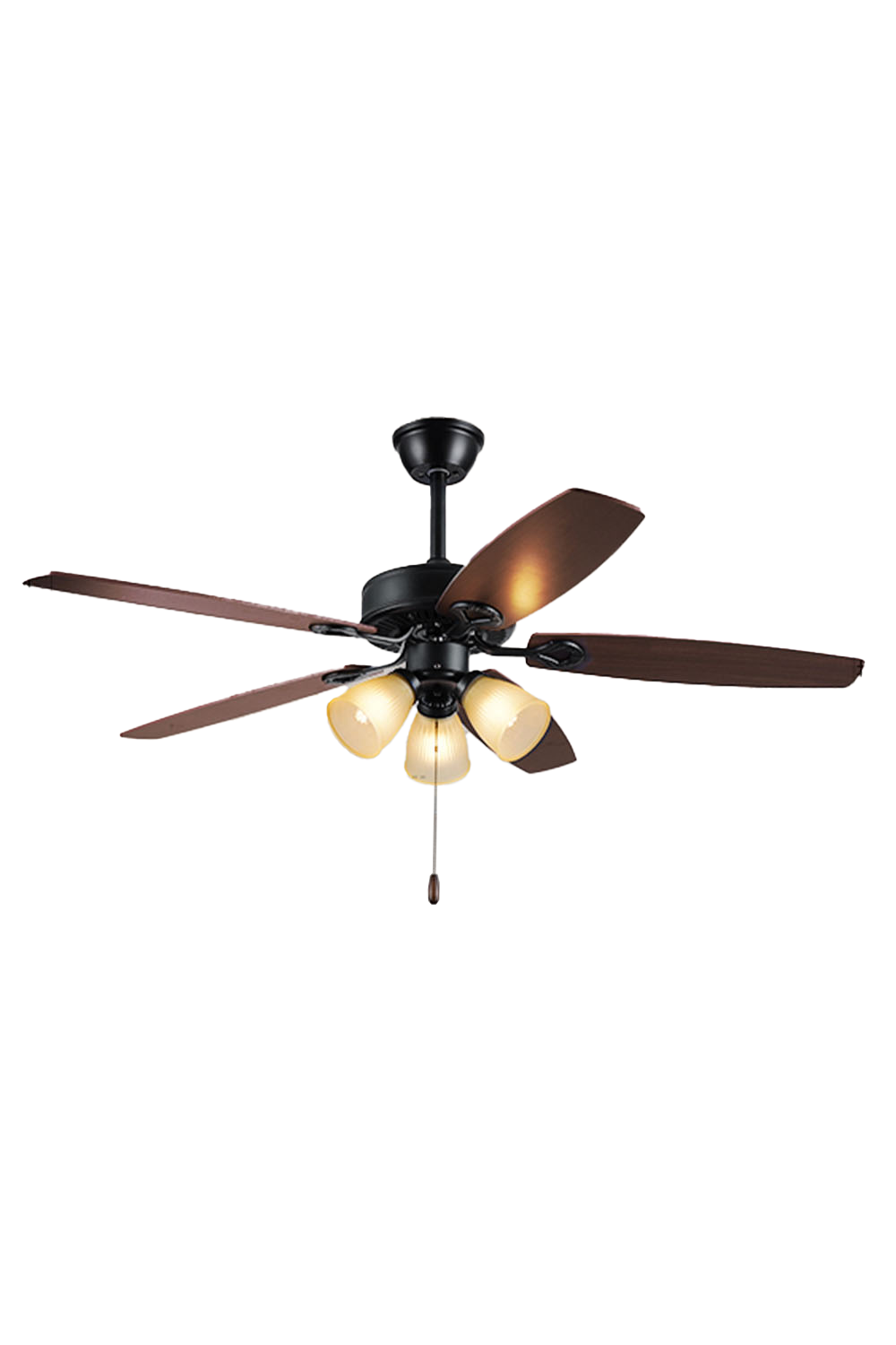 Leaf Cup Shaped Ceiling Fan Chandelier