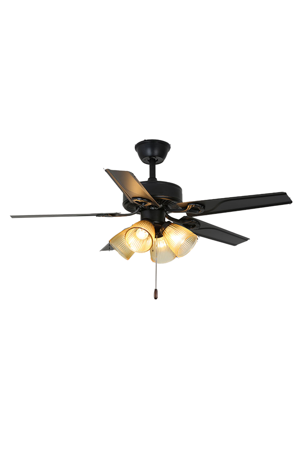Leaf Cup Shaped Ceiling Fan Chandelier