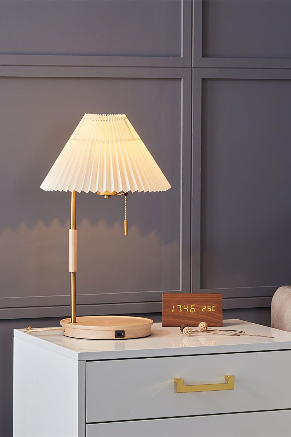 Wooden Retro Table Lamp - SamuLighting