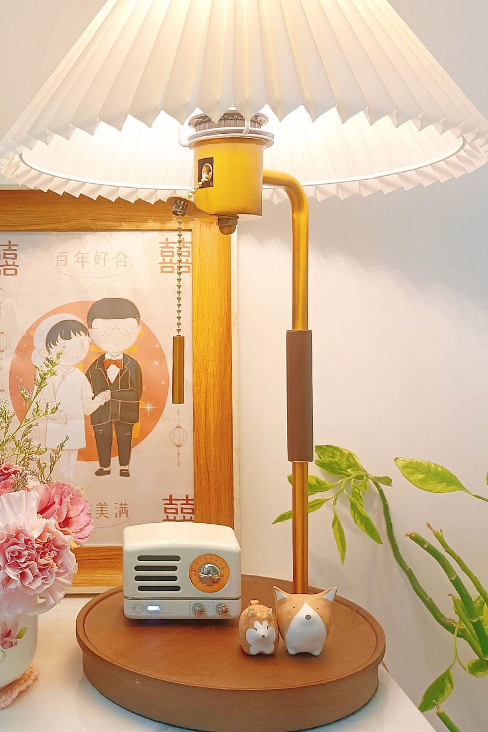 Wooden Retro Table Lamp - SamuLighting