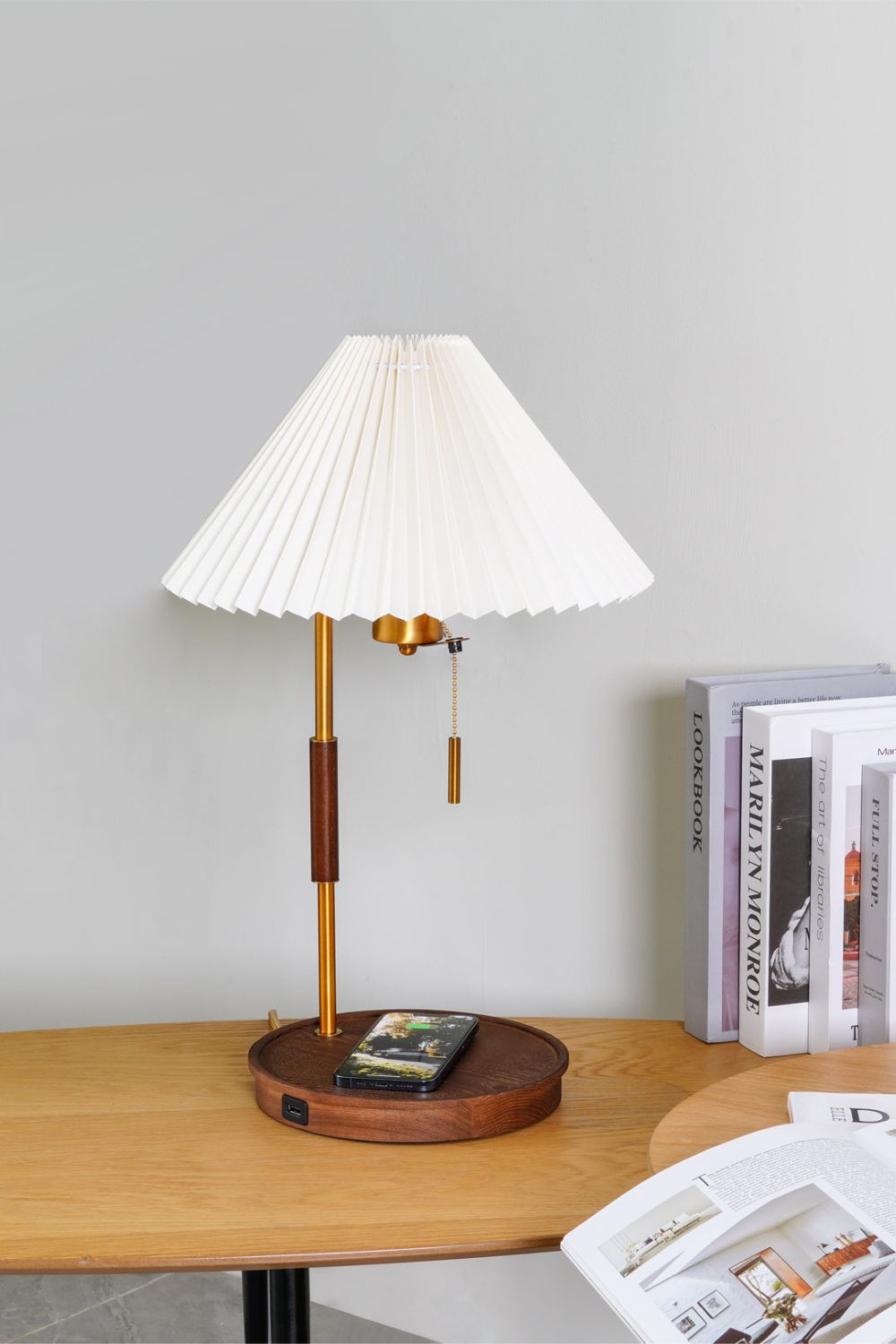 Wooden Retro Table Lamp - SamuLighting