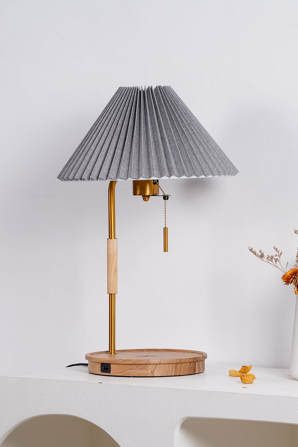 Wooden Retro Table Lamp - SamuLighting