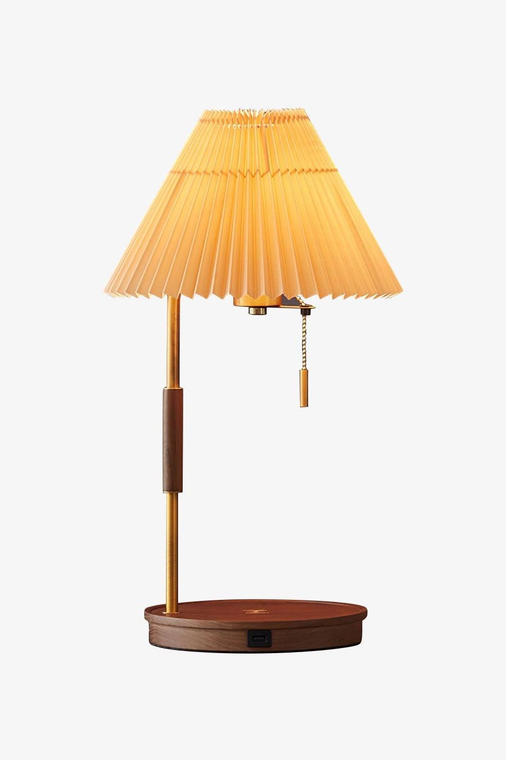 Wooden Retro Table Lamp - SamuLighting