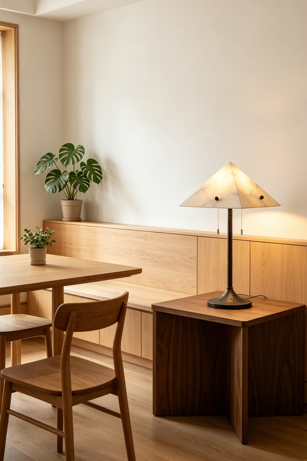 Zenith Alabaster Prism Lamp for Restaurant | Samu  Lamp
