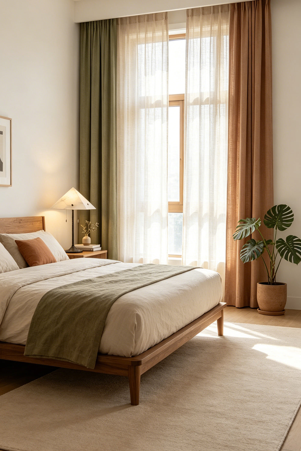 Zenith Alabaster Prism Lamp for Bedroom | Samu  Lamp
