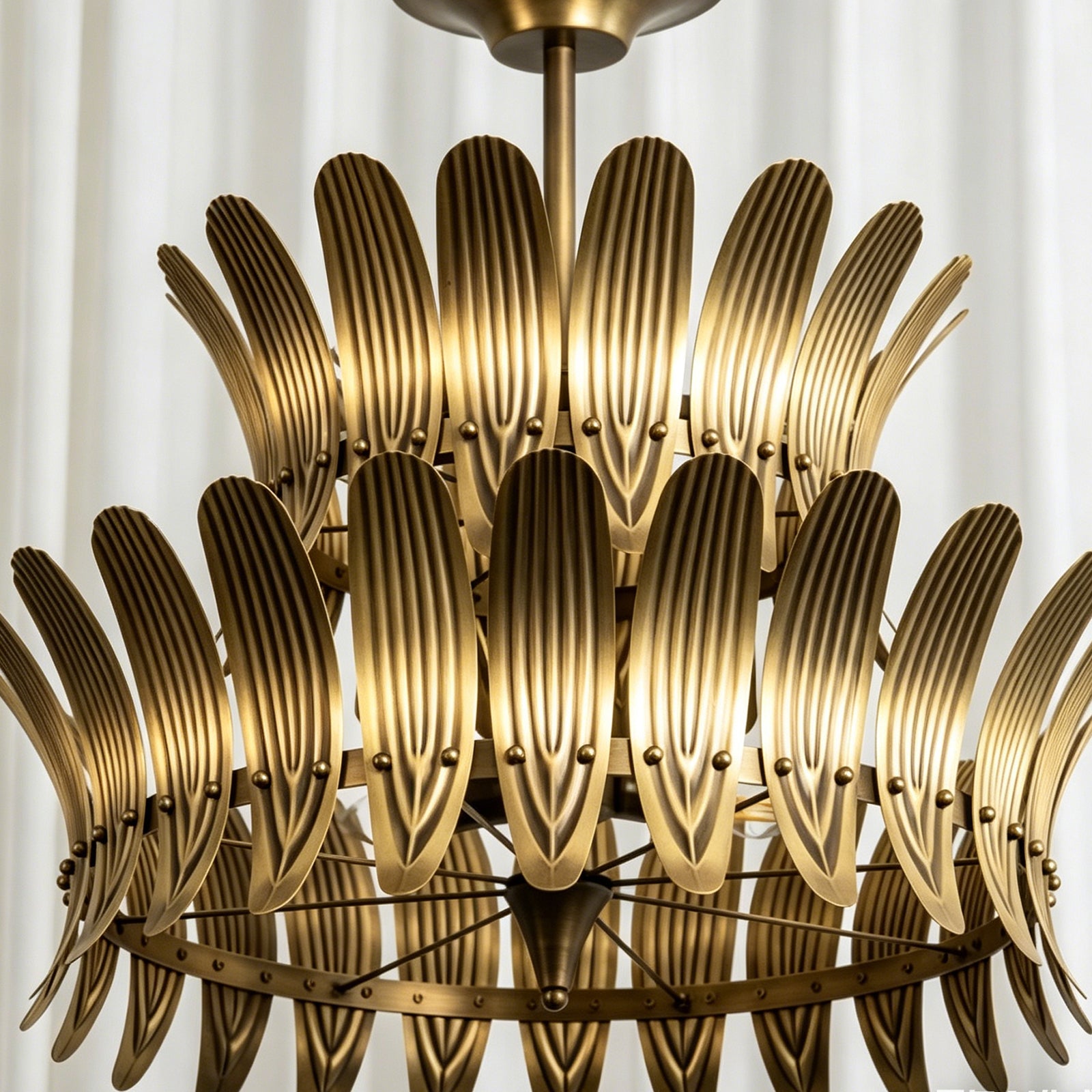 Textured Brass Finish