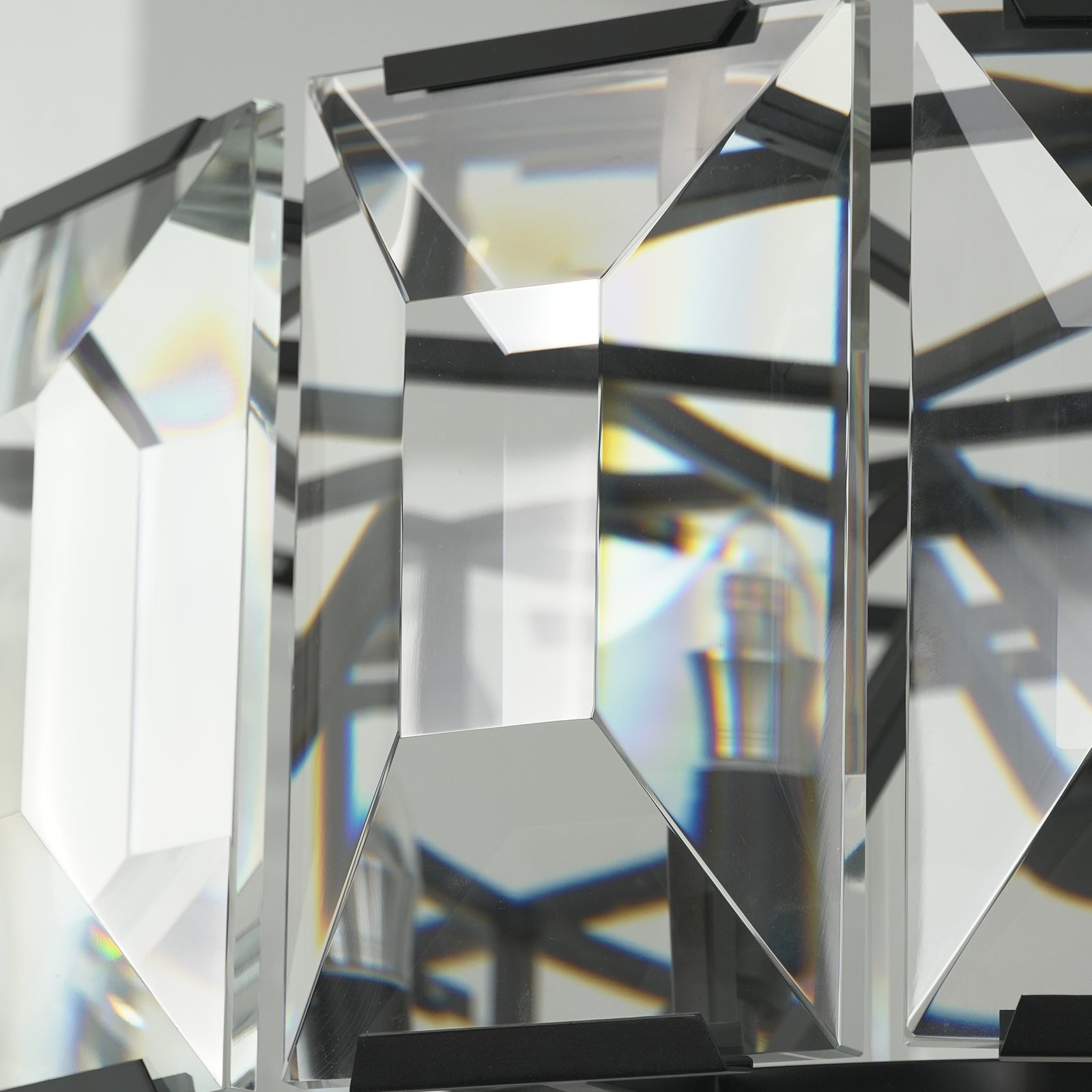 Oversized Faceted Crystal