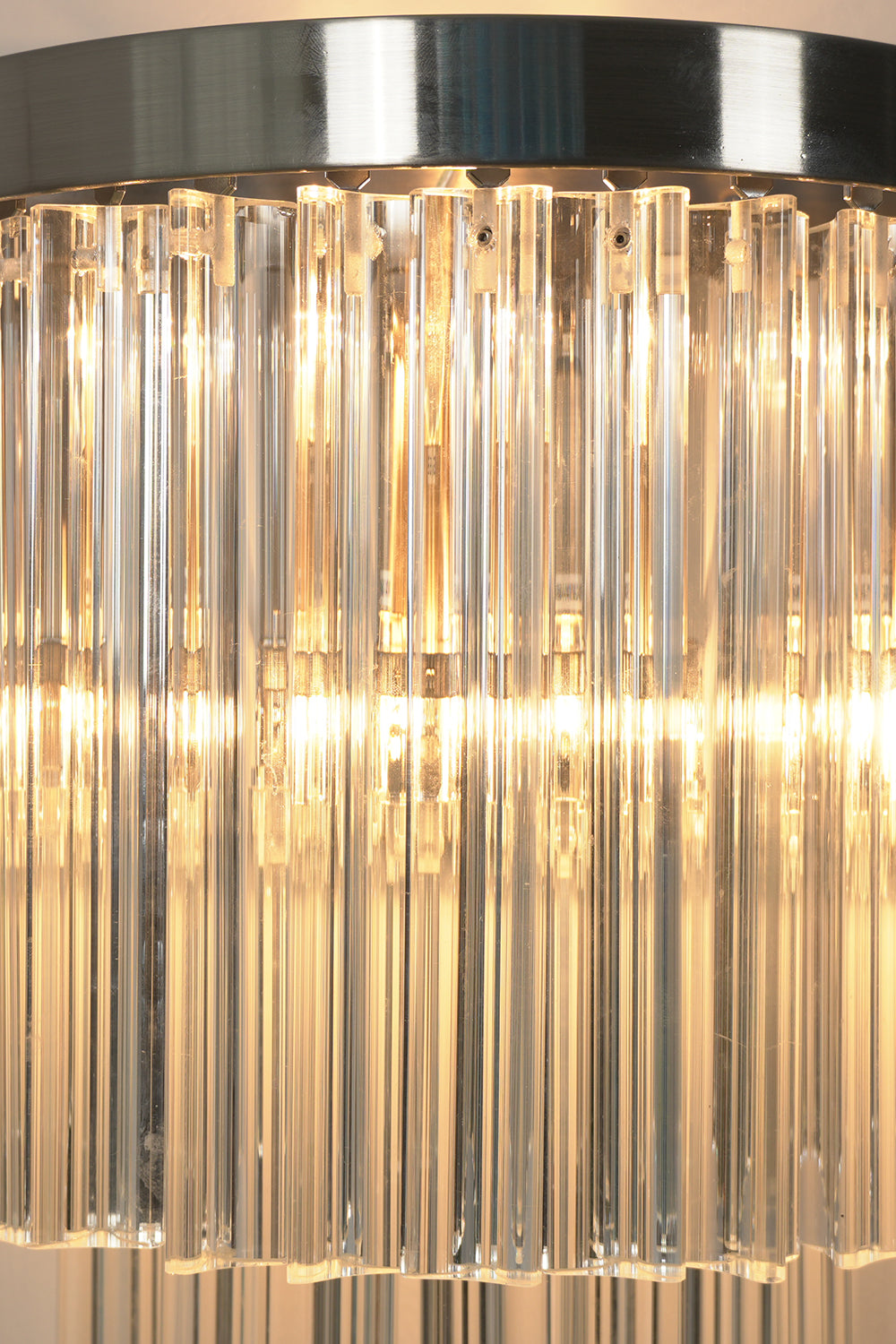 Tiered Column Glass Wall Light