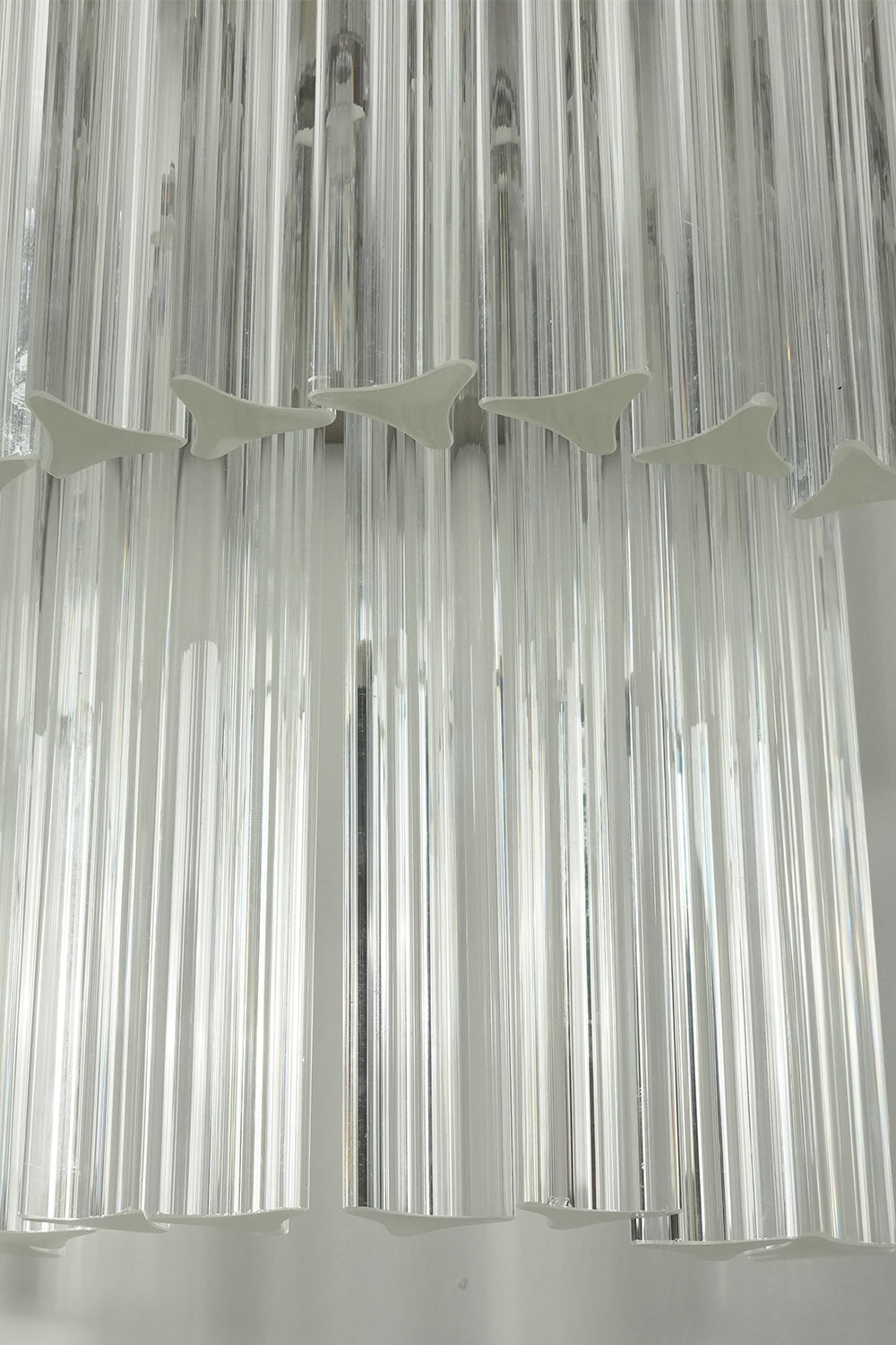 Tiered Column Glass Wall Light
