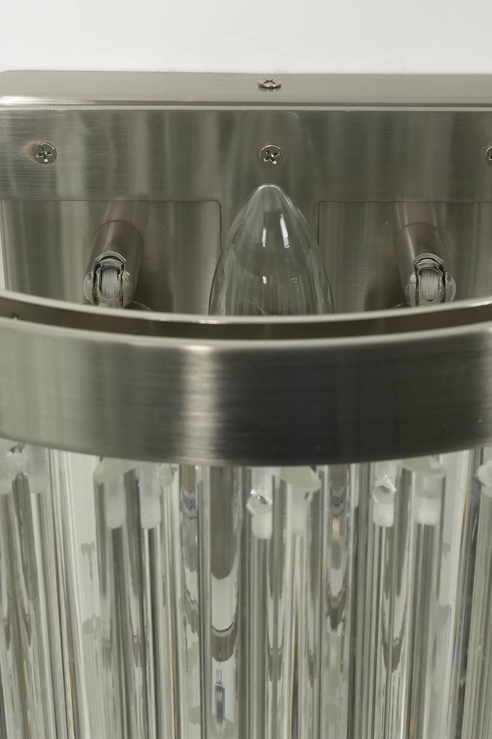 Tiered Column Glass Wall Light