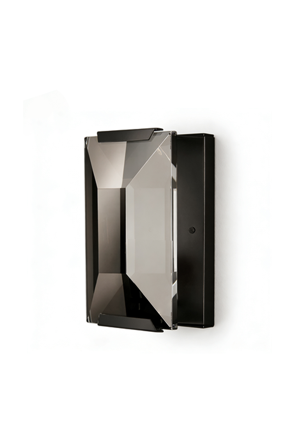 Triple Sparkling Faceted Wall Light