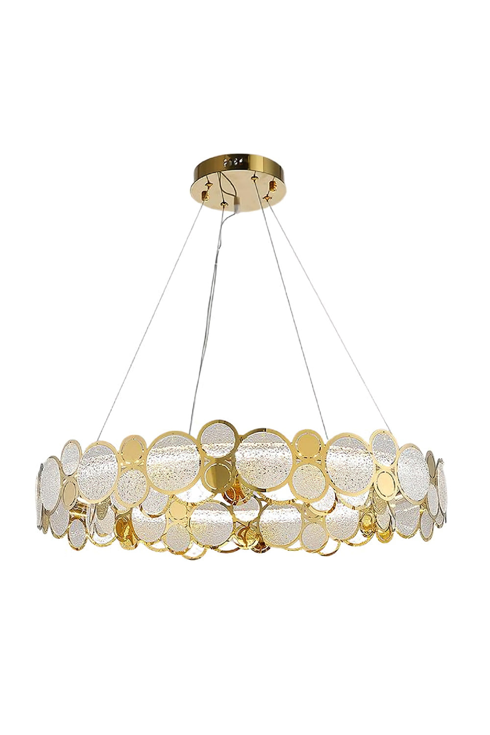 Adrianna Glass Round Chandelier - SamuLighting