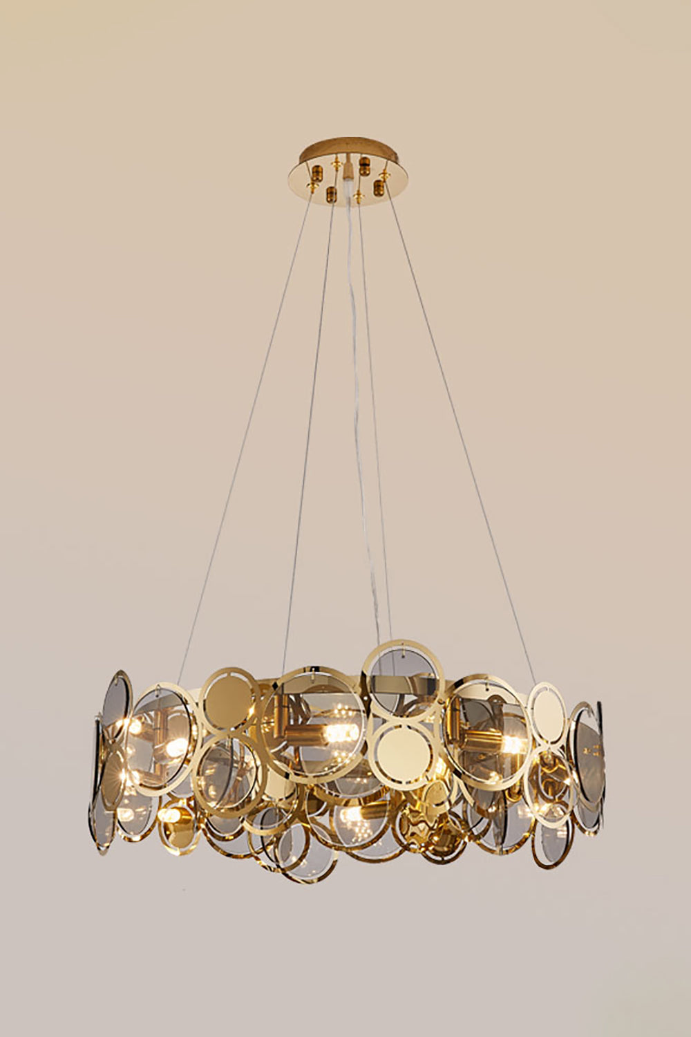 Adrianna Glass Round Chandelier - SamuLighting