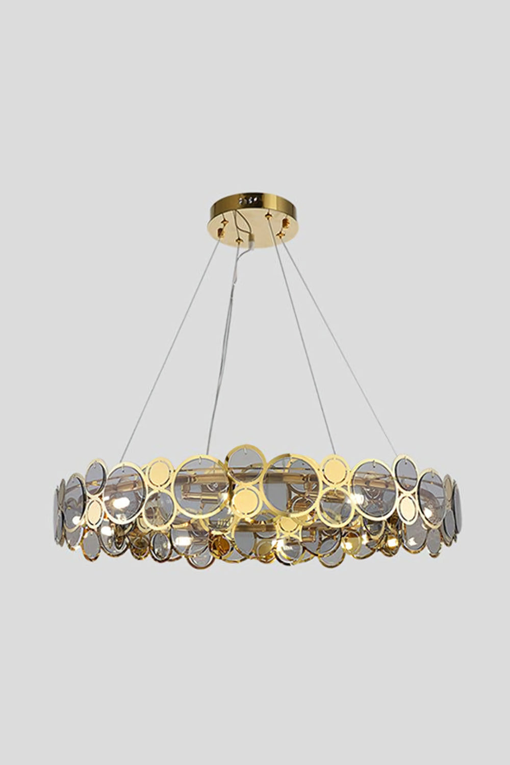 Adrianna Glass Round Chandelier - SamuLighting