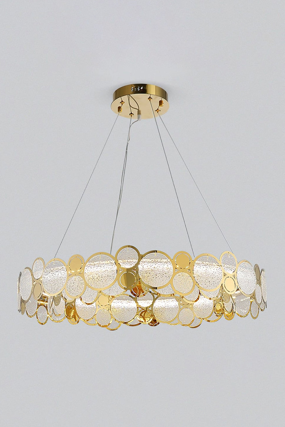 Adrianna Glass Round Chandelier - SamuLighting