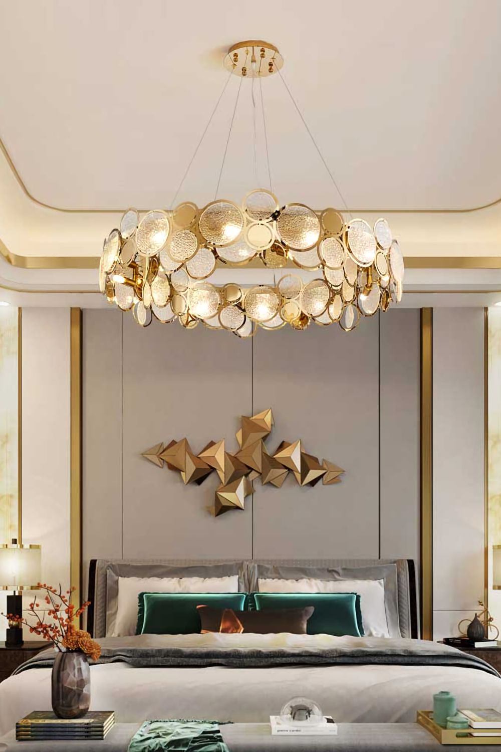 Adrianna Glass Round Chandelier - SamuLighting