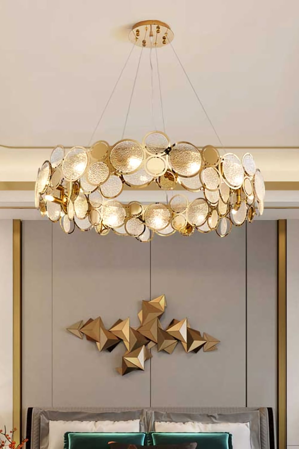 Adrianna Glass Round Chandelier - SamuLighting