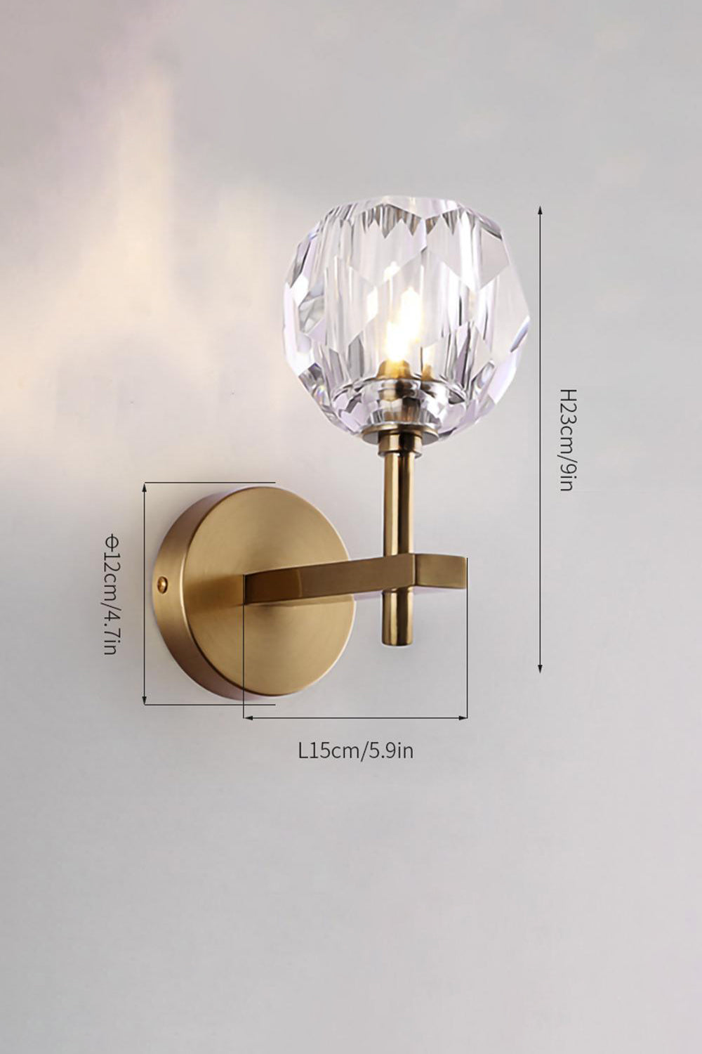 Boule De Cristal Grand Single Sconce - SamuLighting