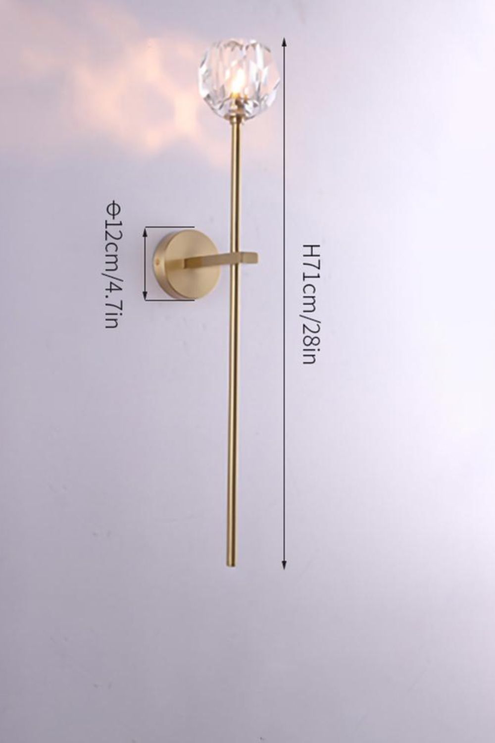 Boule De Cristal Grand Single Sconce - SamuLighting