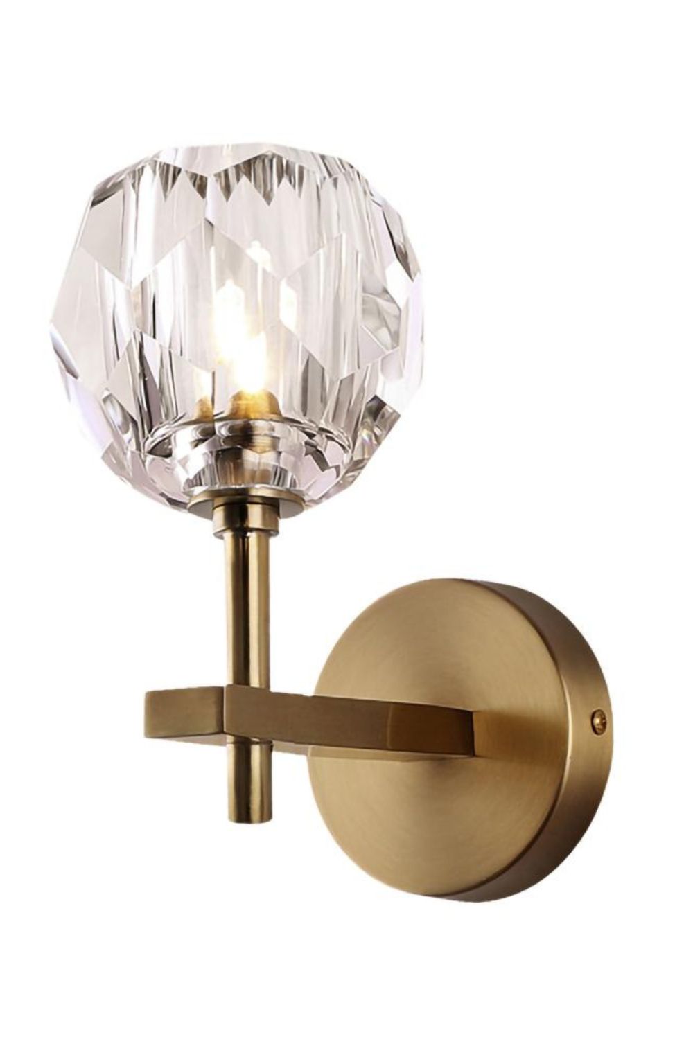 Boule De Cristal Grand Single Sconce - SamuLighting