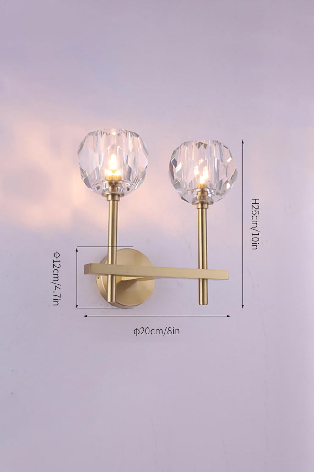 Boule De Cristal Grand Single Sconce - SamuLighting