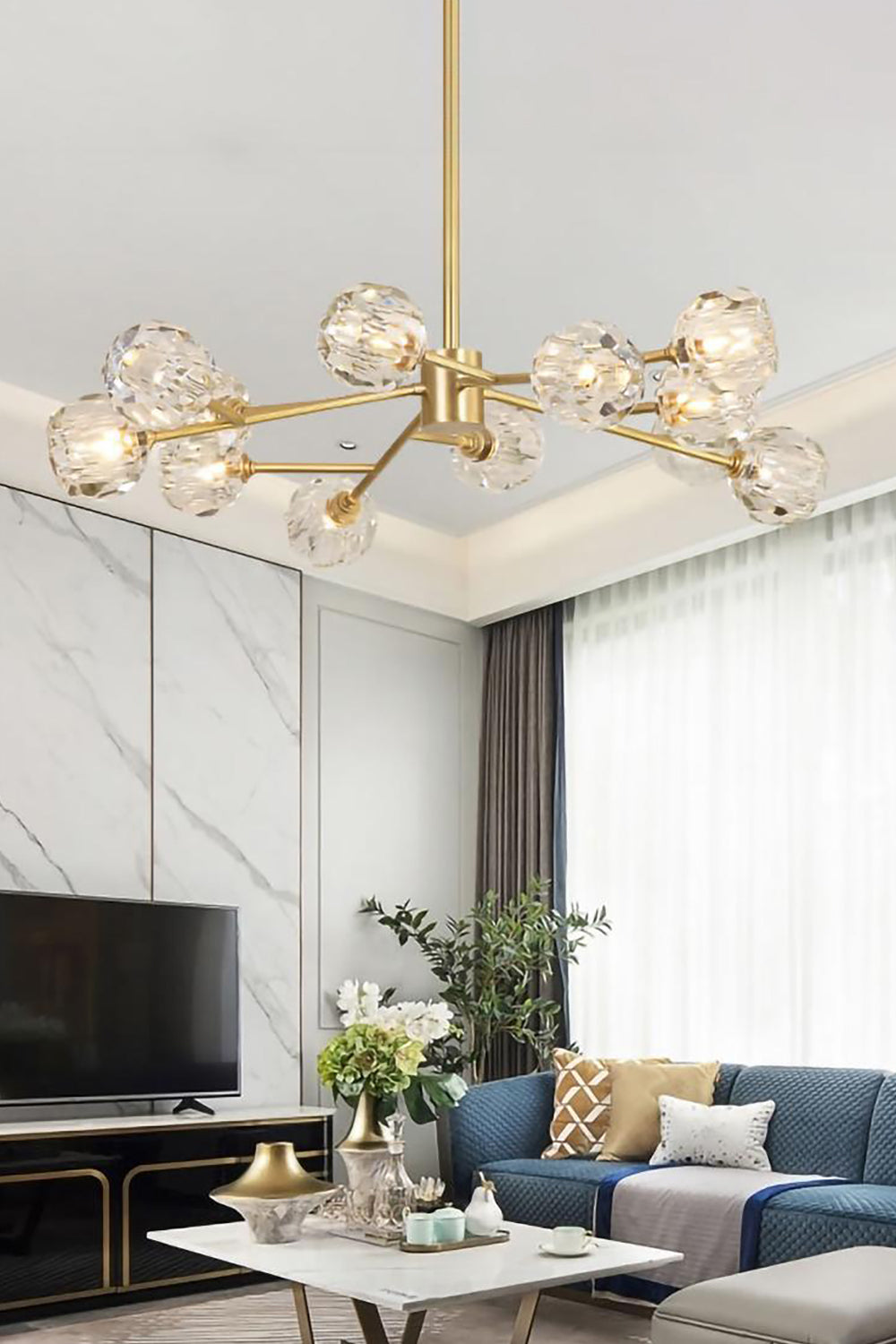 Boule De Cristal Round Chandelier - SamuLighting