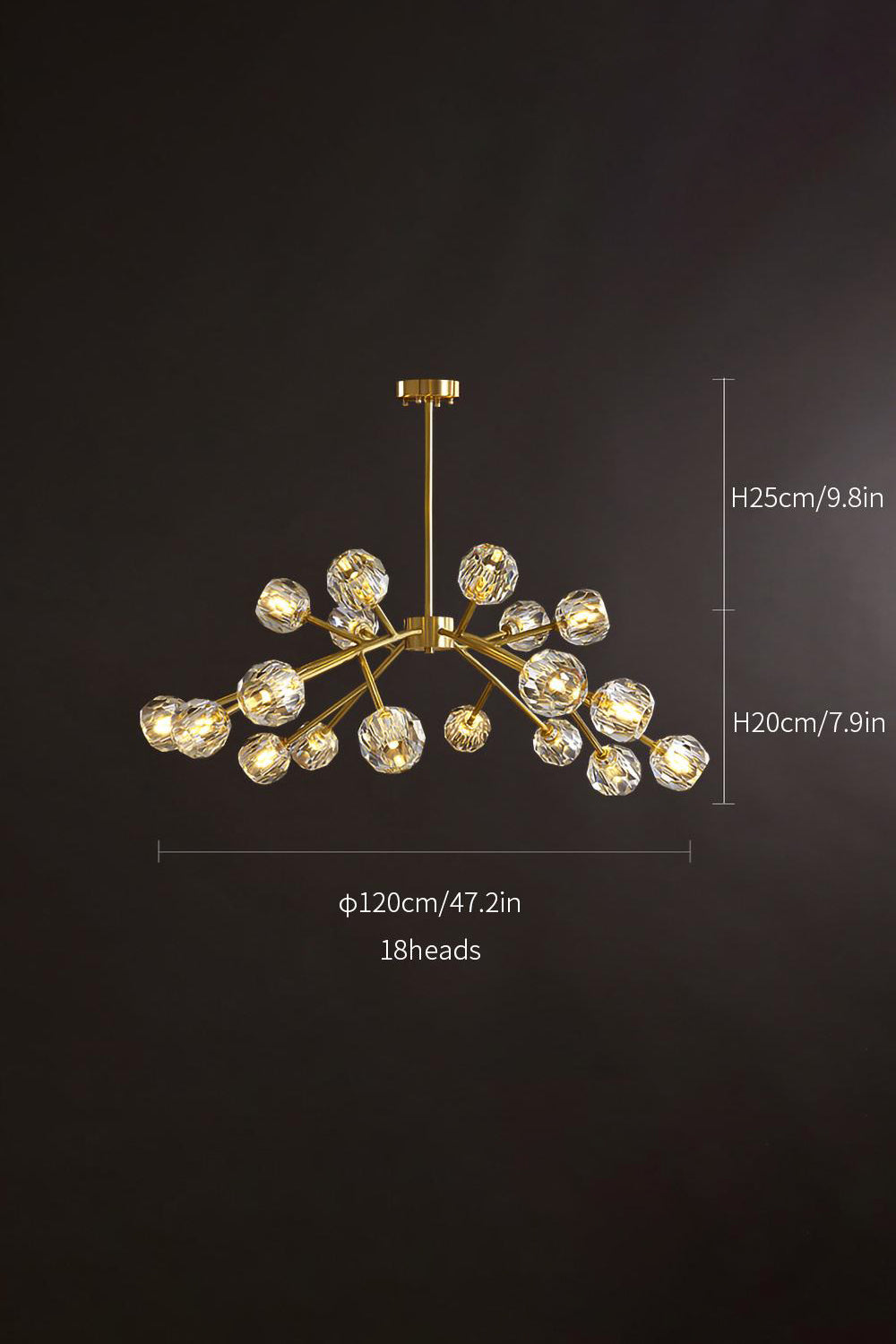 Boule De Cristal Round Chandelier - SamuLighting
