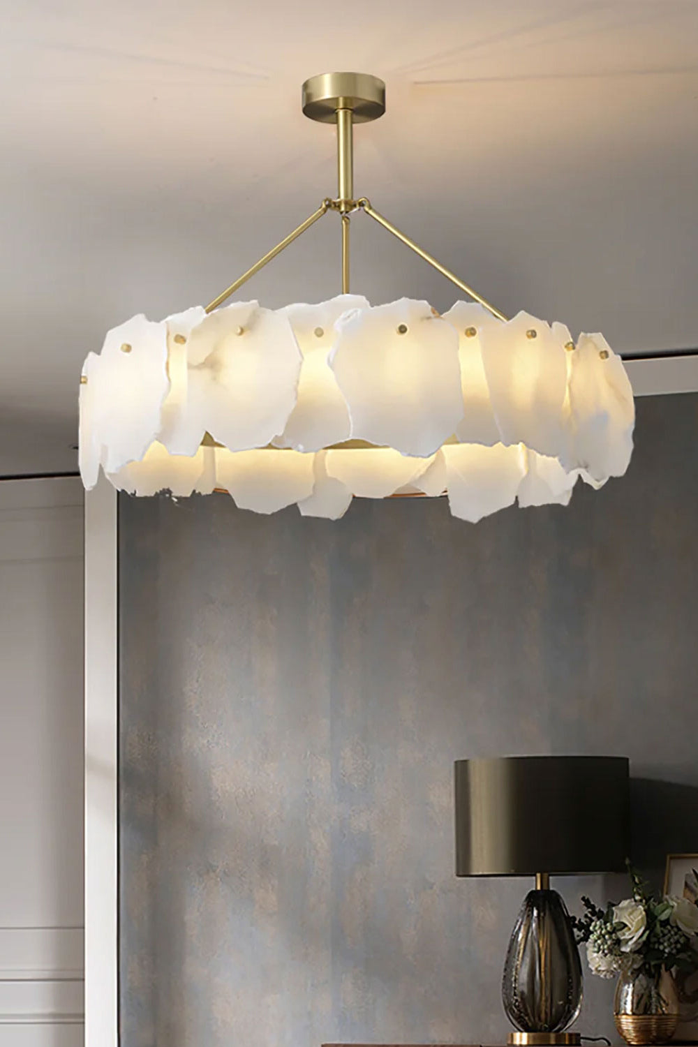 Burton Marble Chandelier - SamuLighting