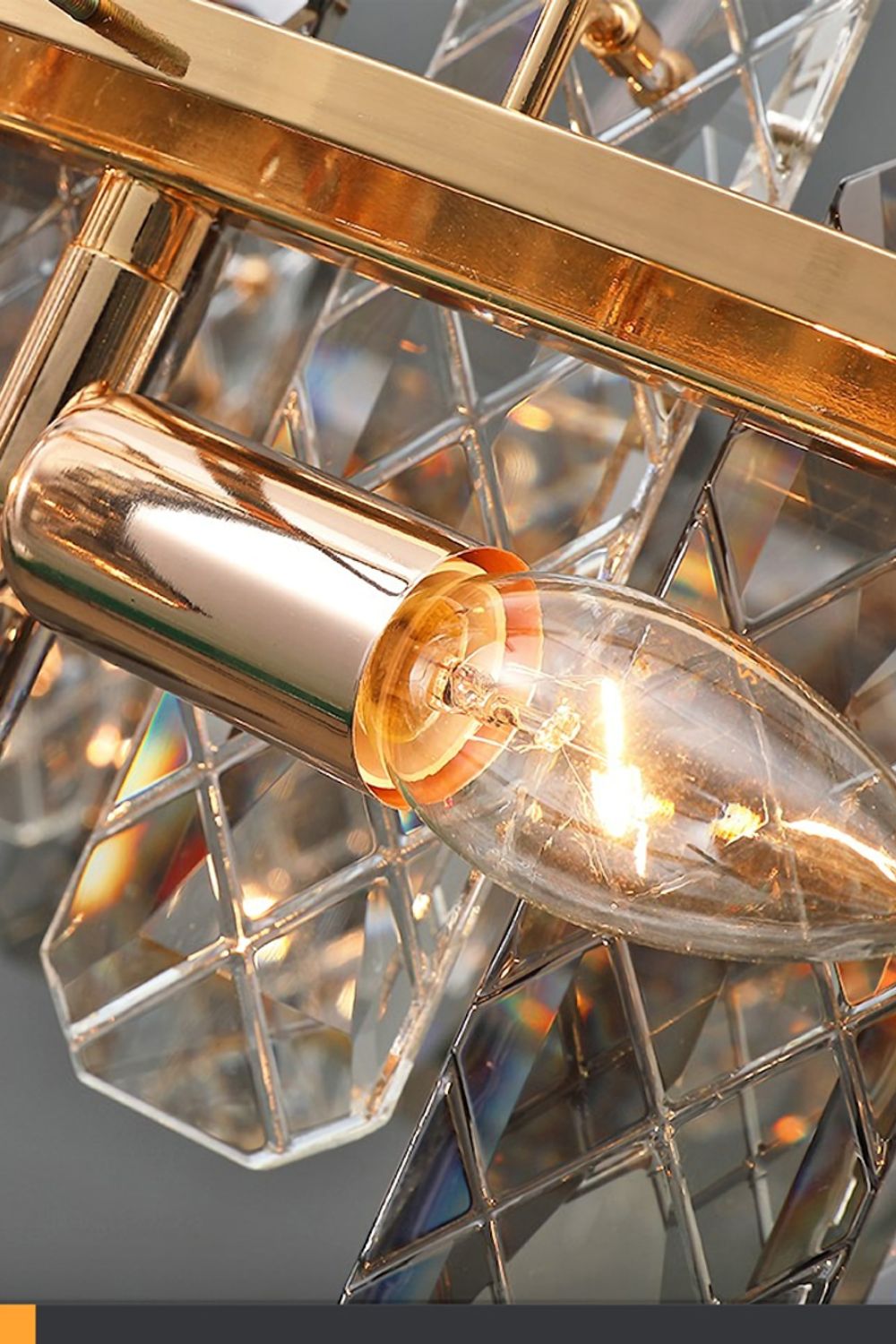 Clear Crystal Drum Pendant Lamp - SamuLighting