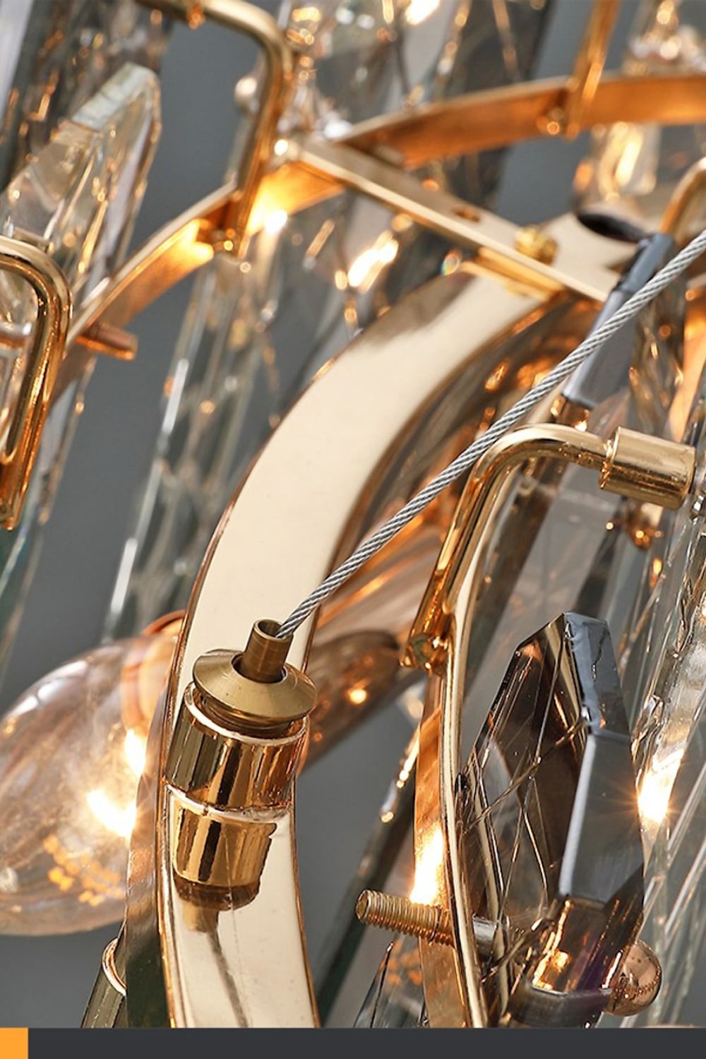 Clear Crystal Drum Pendant Lamp - SamuLighting