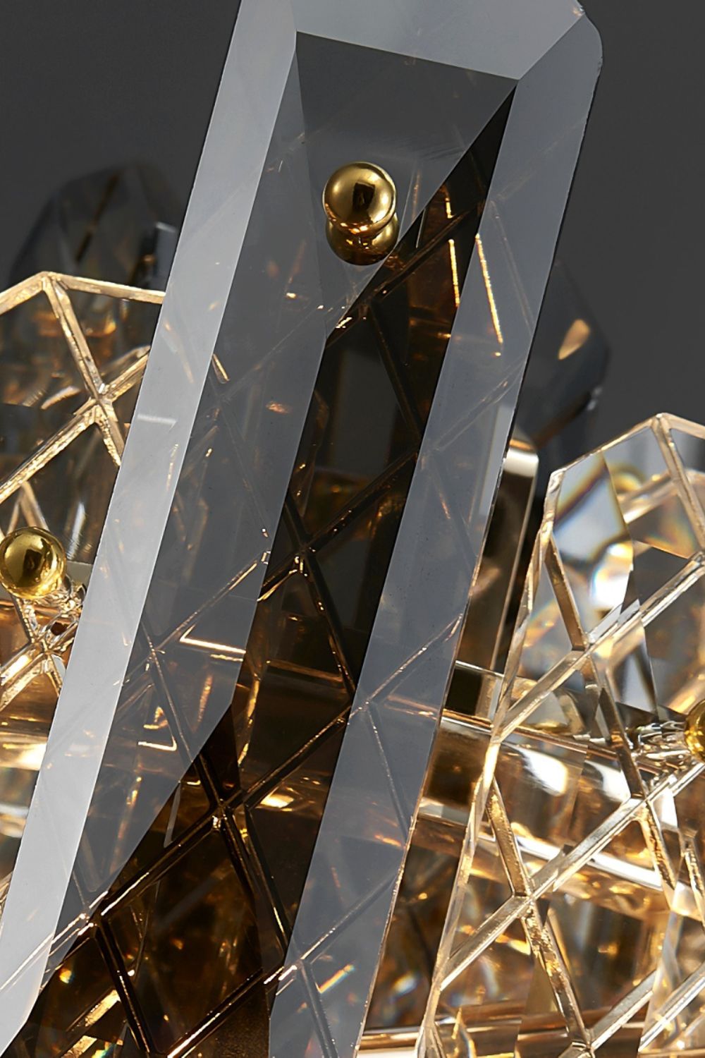 Clear Crystal Drum Pendant Lamp - SamuLighting