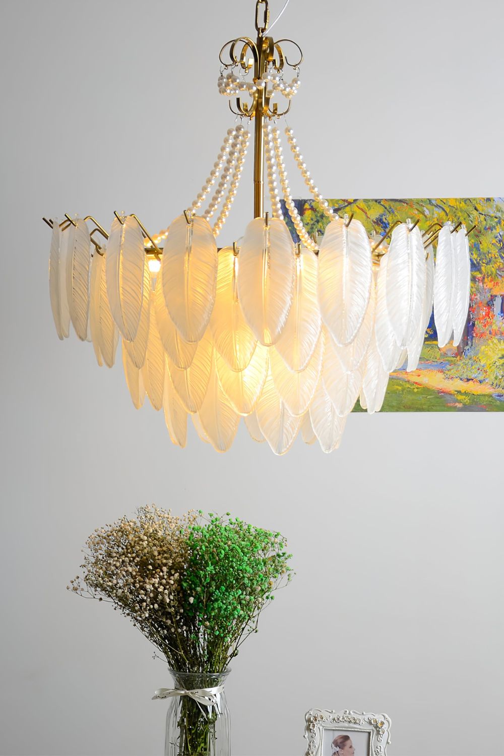 Crystal Feather Chandeliers - SamuLighting