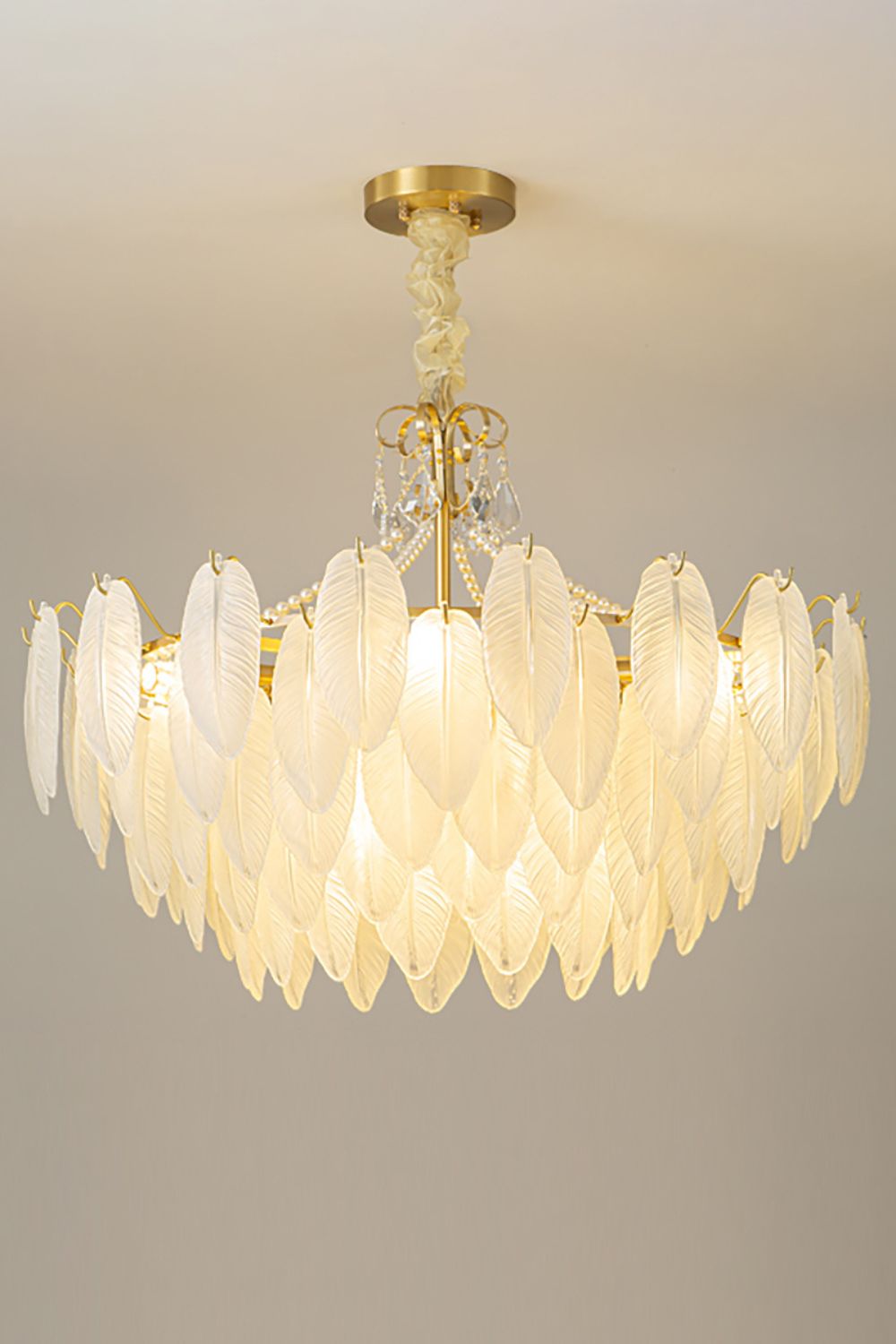 Crystal Feather Chandeliers - SamuLighting