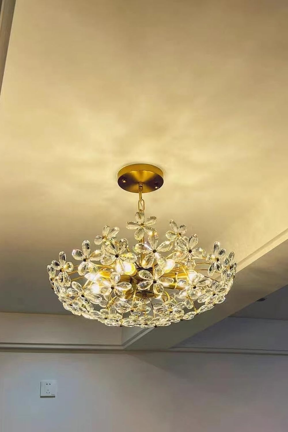 Crystal Flower Chandelier - SamuLighting