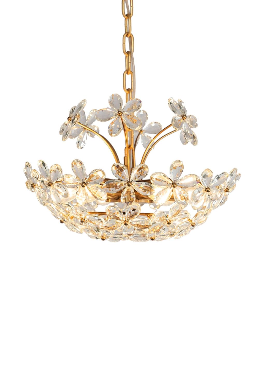 Crystal Flower Chandelier - SamuLighting